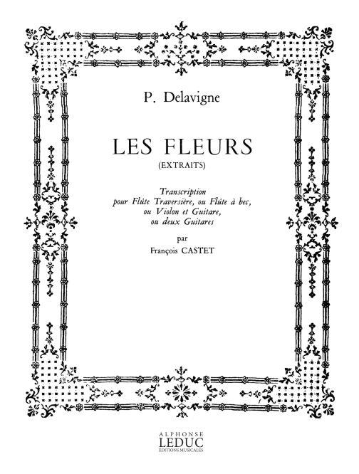 Les fleurs pour flûte traversière