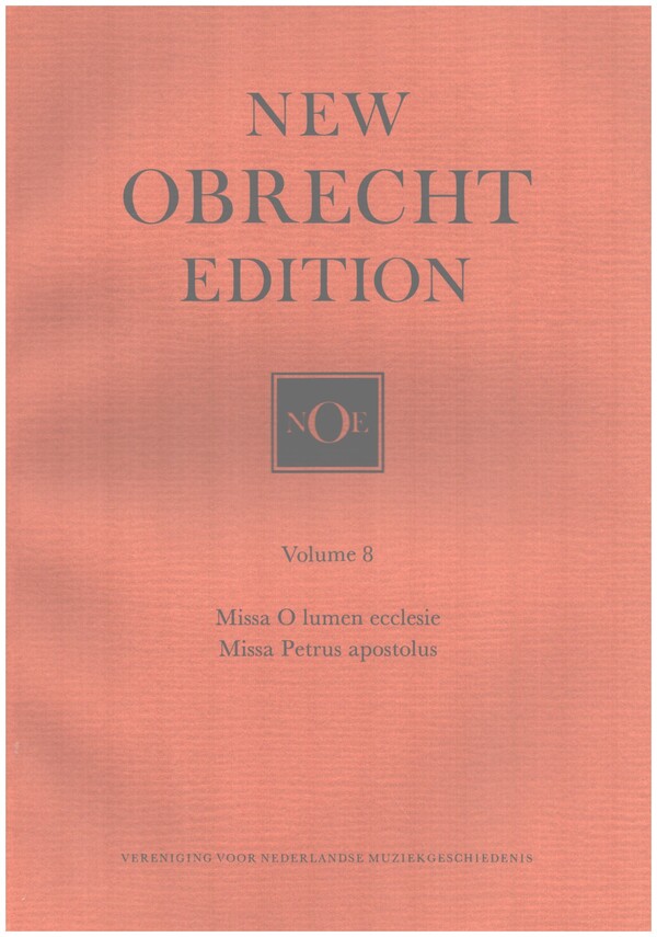 New Obrecht Edition Vol.8