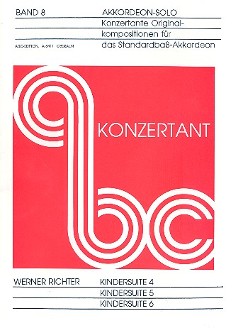 ABC Konzertant Band 8 Kindersuiten Band 2 (Nr.4 - 6)