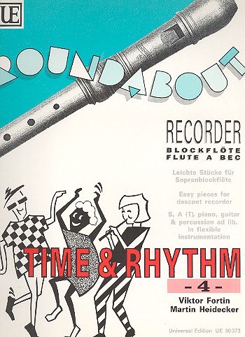 Time and rhythm 4 leichte Stücke für Sopranblockflöte und