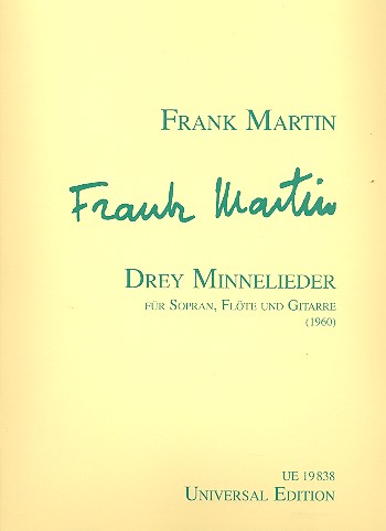 3 Minnelieder für Sopran,