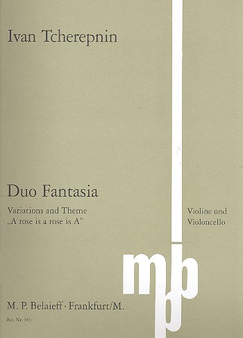 Duo Fantasia - Variationen und Thema 'A rose is a rose is a'