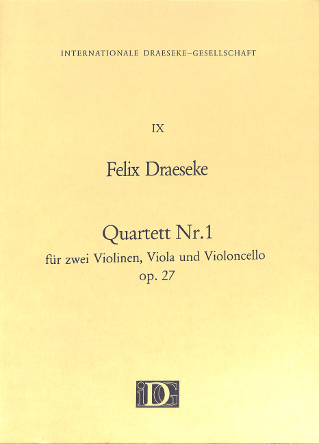 Streichquartett Nr.1 op.27