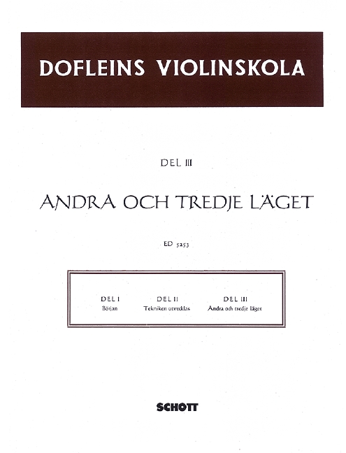 Dofleins Violinskola Band 3