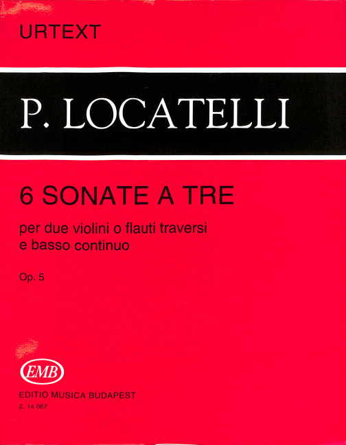 6 sonate a tre op.5 per 2 violini