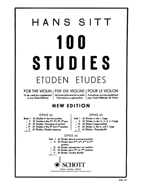 100 Studies op.32 vol.5 20 studies