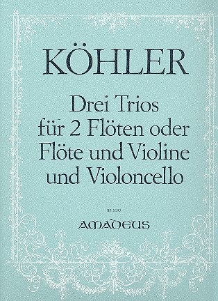 3 Trios op.86 für 2 Flöten