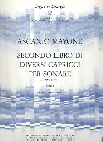 Secondo libro di diversi capricci per sonare 