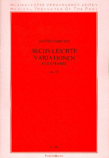 6 leichte Variationen op.18