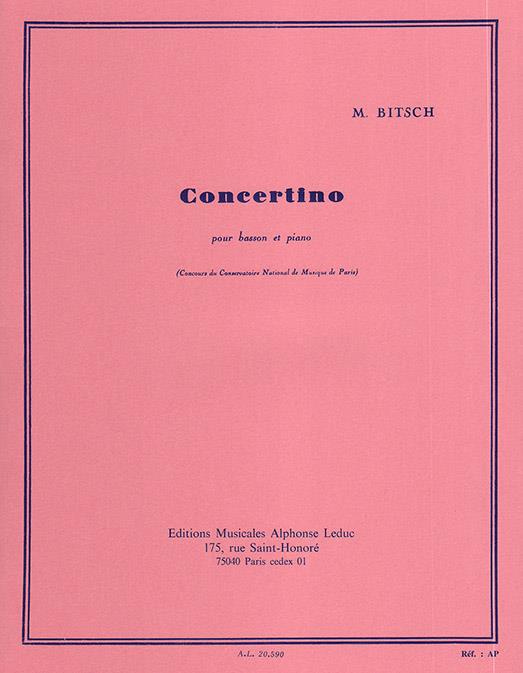 Concertino pour basson et piano