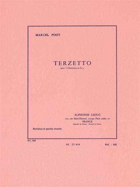Terzettino pour 3 clarinettes