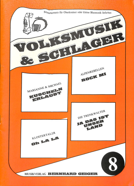 Volksmusik und Schlager Band 8
