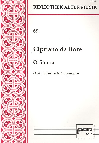 O SONNO FUER 4 STIMMEN ODER