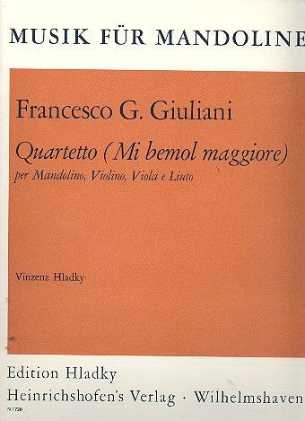 QUARTETTO MI BEMOL MAGGIORE PER