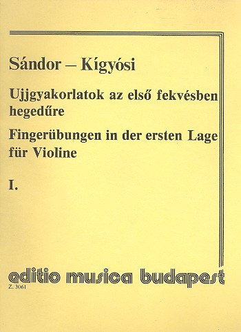 Fingerübungen in der ersten Lage