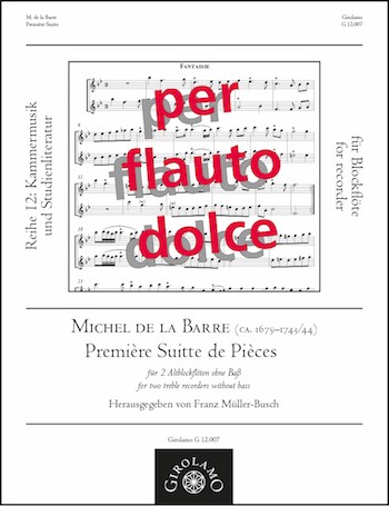 Première suitte de pièces für