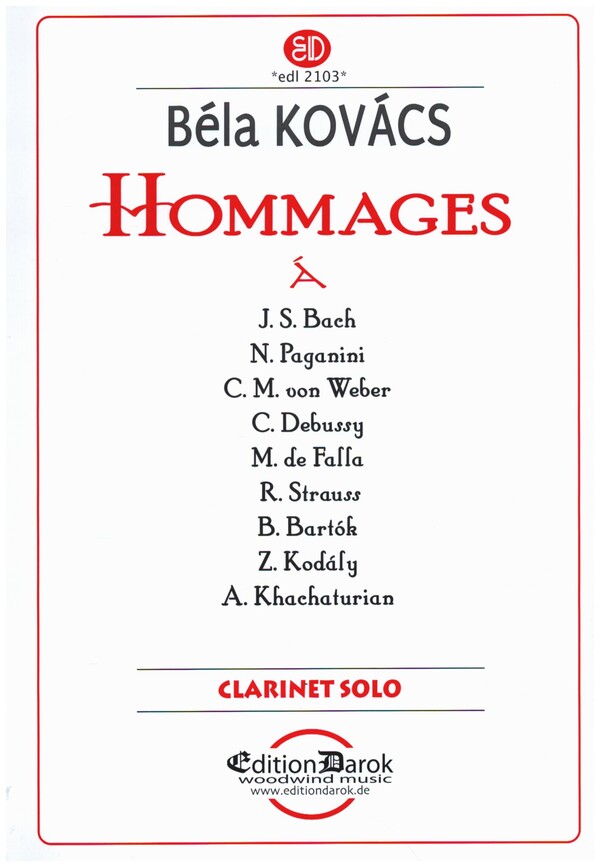 Hommages à Johann Sebastian Bach und andere Komponisten
