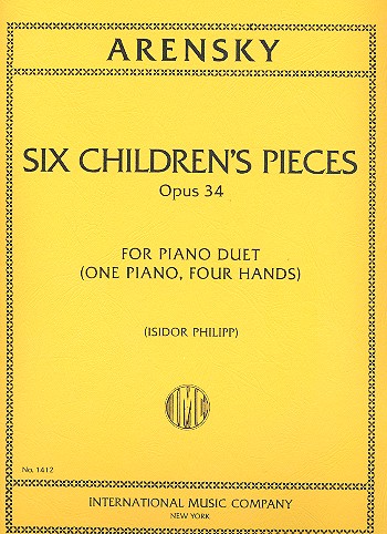 6 Children's Pieces op.34
