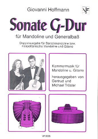 Sonate G-Dur für Barockmanoline/
