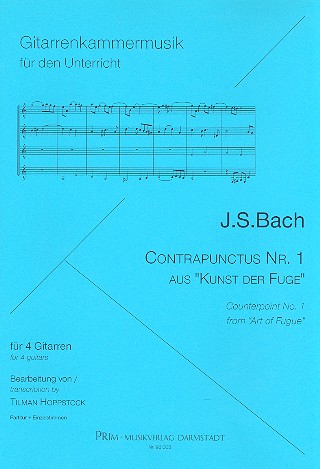 Contrapunctus Nr.1 aus "Kunst der Fuge"