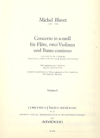 Concerto a-Moll für Flöte,