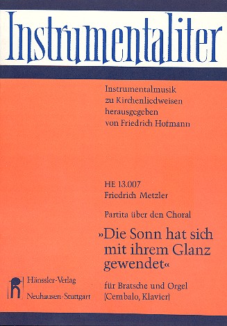 Partita über den Choral  Die Sonn