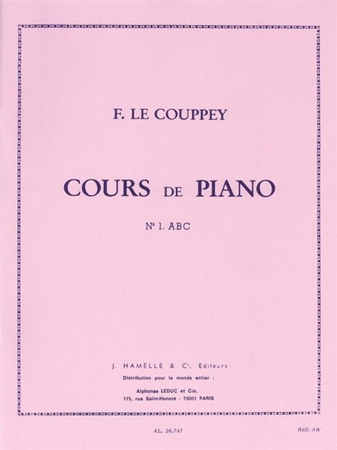 Cours de piano no.1 ABC