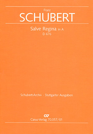 Salve regina A-Dur D676 für