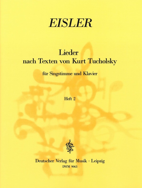 Lieder nach Texten von Kurt Tucholsky Band 2