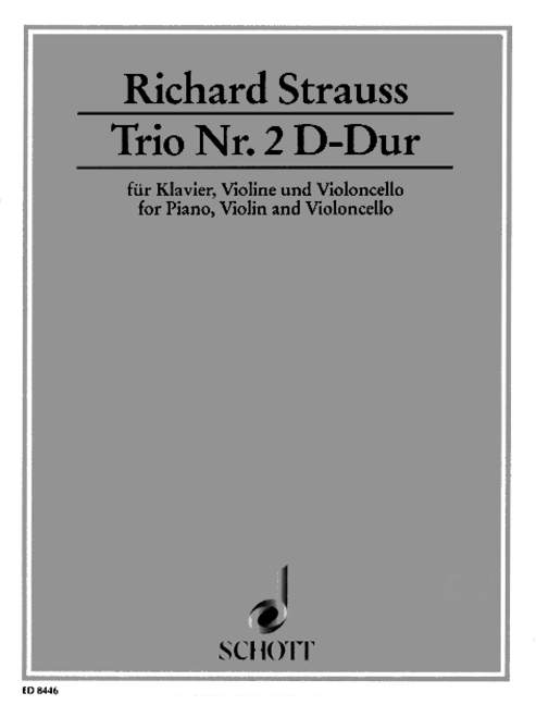 Trio D-Dur Nr.2 o.op. AV53 (1878)