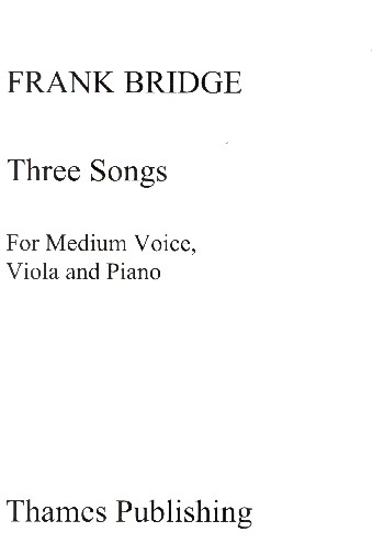 3 Songs for medium voice, viola