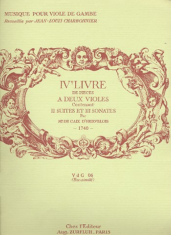Livre no.4 de pieces a 2 violes