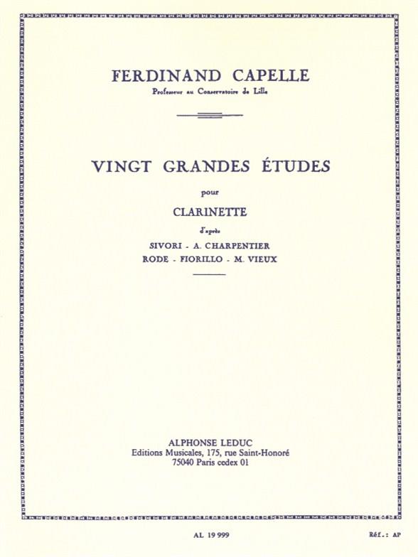 20 GRANDES ETUDES POUR CLARINETTE