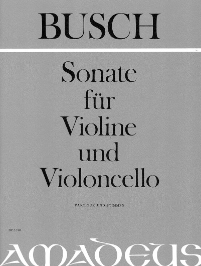 Sonate für Violine und Violoncello