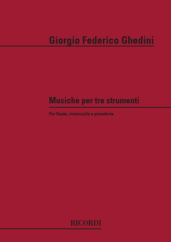 MUSICHE PER TRE STRUMENTI PER