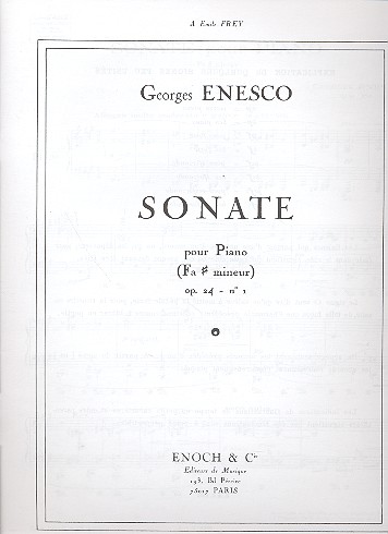Sonate fa dièse mineur op.24 no.1