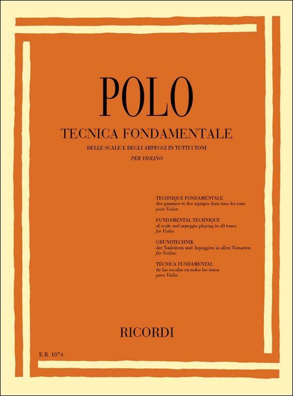 Tecnica fondamentale delle scale e