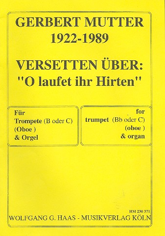 Versetten über O laufet ihr Hirten
