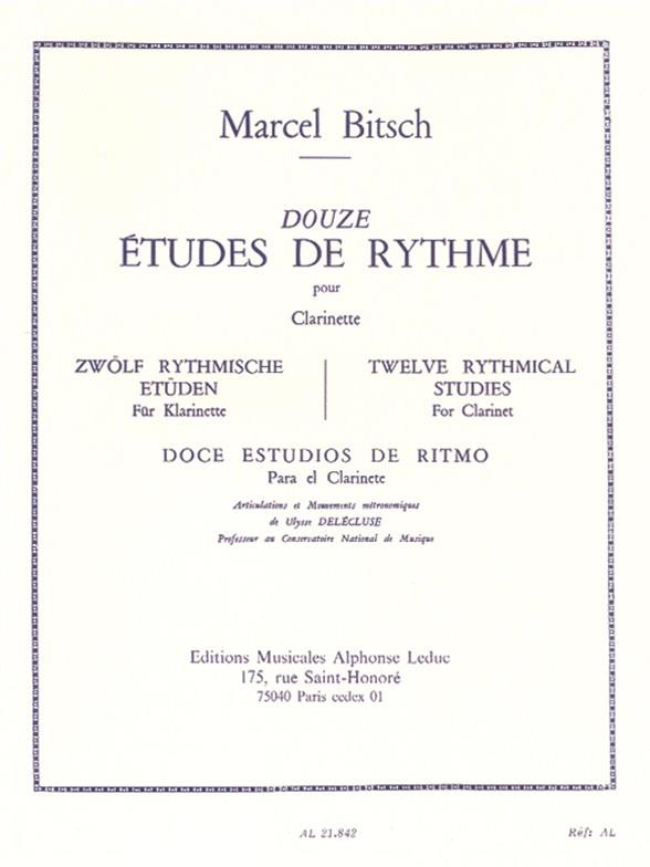 12 études de rythme pour clarinette