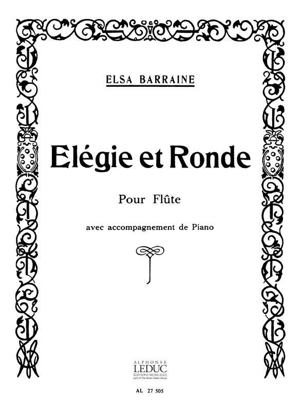 Elegie et ronde pour flute avec