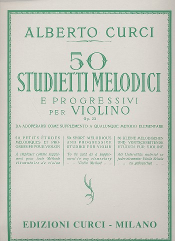 50 studietti melodici e progressivi op.22