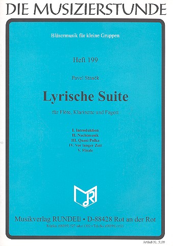Lyrische Suite für Flöte,