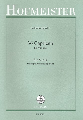 36 Capricen für Viola