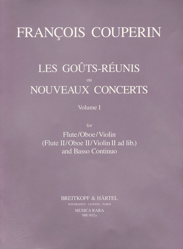 Les gouts-reunis (nouveaux concertos) vol.1 (nos.5-8)