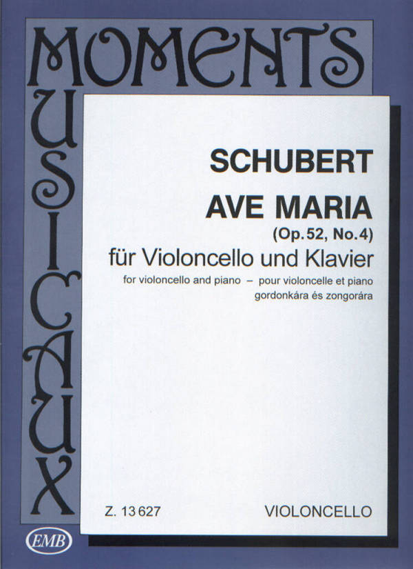 Ave Maria op.52,4 für Violoncello