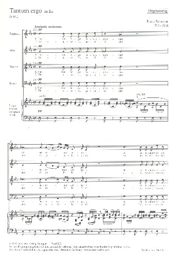 Tantum ergo Es-Dur D962