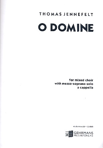 O Domine for mixed choir and mezzo-