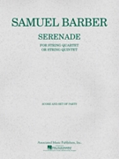 Serenade op.1 for string quartet
