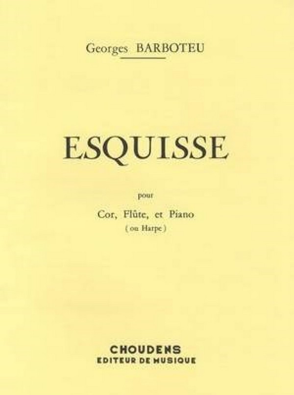 Esquisse pour cor, flûte et piano