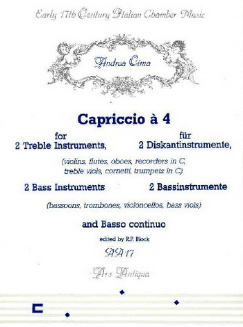 Capriccio à 4 für 2 Diskant- und